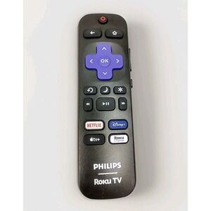 Philips Roku TV Remote Control RC-ALIR 3226001226 Netflix Disney+ Original WORKS